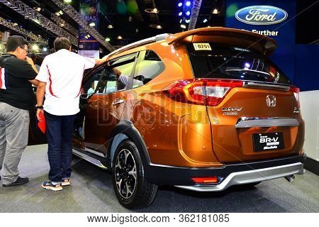 Pasay, Ph - Apr 1- Honda Br-v At Manila International Auto Show On April 1, 2017 In Pasay, Philippin