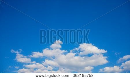 Cloud On Blue Skylight.scene Sunny Outdoor Daylight.cloudscape Nature Outdoor Ozone Oxygen.air Cloud