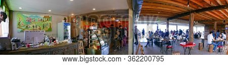 Nan, Thailand, December, 30, 2019: Sakad Dee Home Stay Coffee Shop Famous Favorite Landmark At Pua, 
