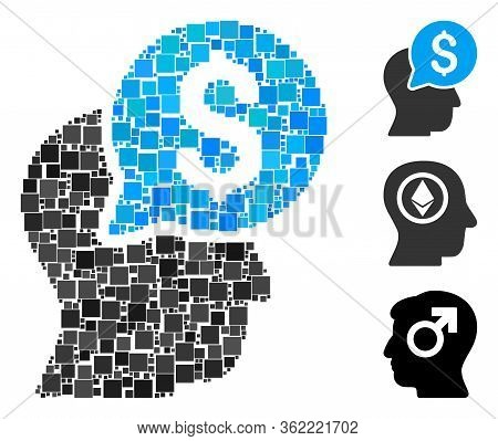 Collage Businessman Vector Photo Free Trial Bigstock