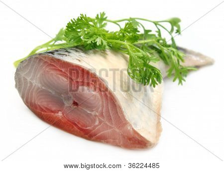 Ocasní část slavné Ilish ryb z Bangladéše