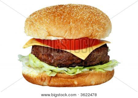 isoliert Käse burger
