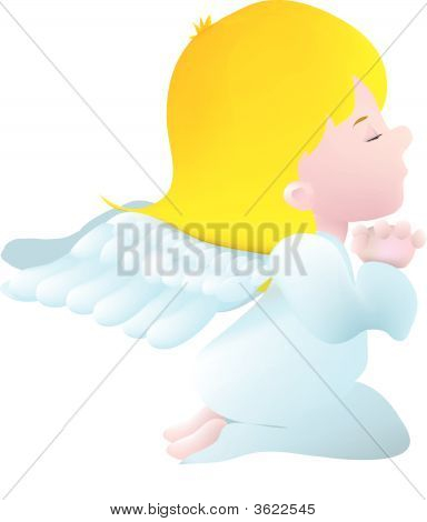 Ange en prière