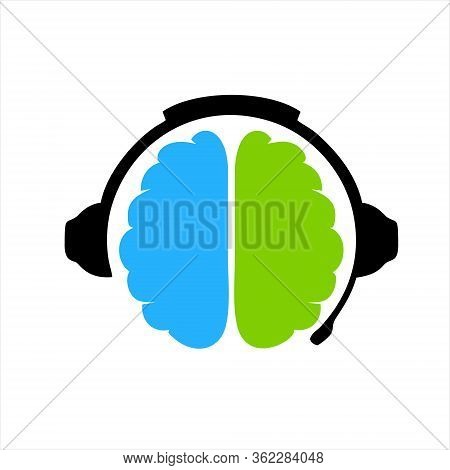 Brain Icon Isolated On White Background. Brain Icon In Trendy Design Style. Brain Vector Icon Modern