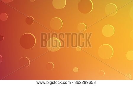 Pastel Color Vector Abstract Circle Background Illustration
