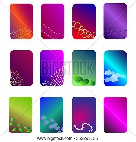 Gradient Colored Wallpaper For Phone Screens.a Collection Of Color Gradient Backgrounds For Phone Sc