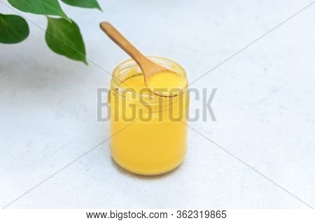 Healthy Gut-friendly Indian Ghee Butter Or Clarified Butter