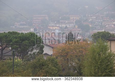 Urban Landscape Of The Town Of Botticino In Italy