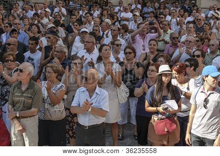 Dom Mintoff funerale