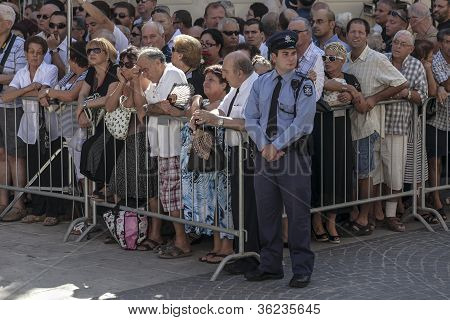 Mintoff funerale