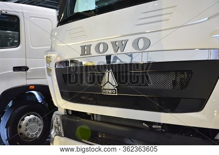 Pasay, Ph - July 26 - Howo Truck At Philauto Show On July 26, 2019 In Pasay, Philippines.