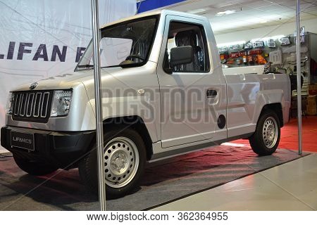 Pasay, Ph - July 26 - Lifan C5 Pick Up At Philauto Show On July 26, 2019 In Pasay, Philippines.