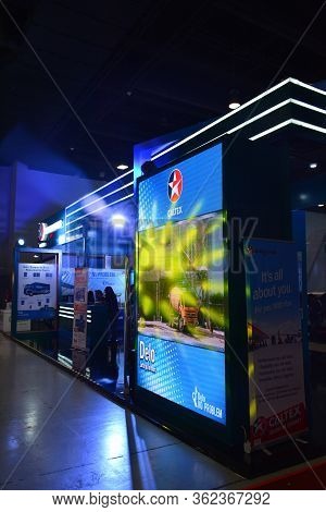 Pasay, Ph - July 26 - Caltex Fuel Booth At Philauto Show On July 26, 2019 In Pasay, Philippines.