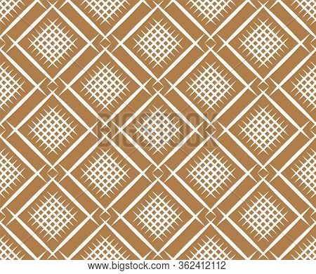 Diagonal Lines Gride Seamless Texture, Vector Fabric Pattern Background