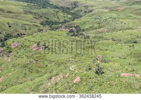The View From Lookout Rock. The Hiking Trail To Mahai Is Visible