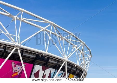 London, England - August 6:  The Olympic Stadium In Queen Elizabeth Olympic Park, London, England Is
