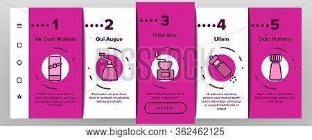 Grinder Pepper Salt Onboarding Icons Set Vector. Coffee Grinder Tool, Kitchen Utensil Or Restaurant 