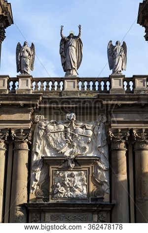 The Dietrichstein Tomb Cultural Monument With Church Of St. Anne, Mikulov, Moravia, Czech Republic,