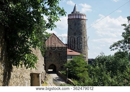 Muehltor Gate And Alte Wasserkunst Tower Of Bautzen, Germany