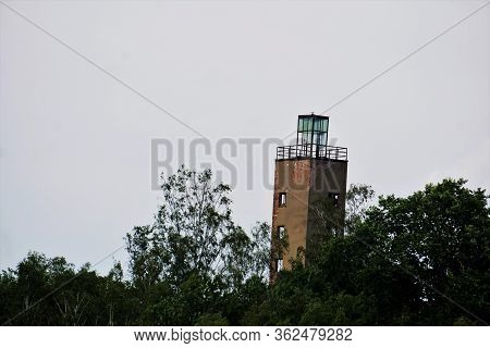Old Lookout Of The Endlerkuppe Youth Recreation Home In Sebnitz Ottendorf, Germany