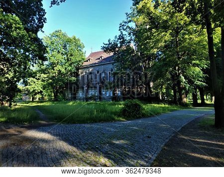 Ruin Of An Old Church In Pirna Sonnenstein, Germany