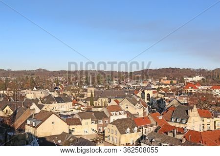 Cityscape Of Valkenburg Town In The Netherlands