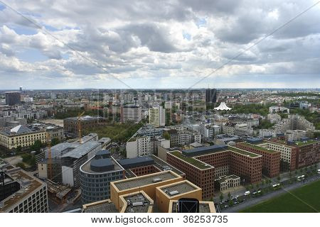 Antenne Stadtansicht von berlin