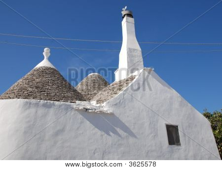 Trullo v jižní Itálii