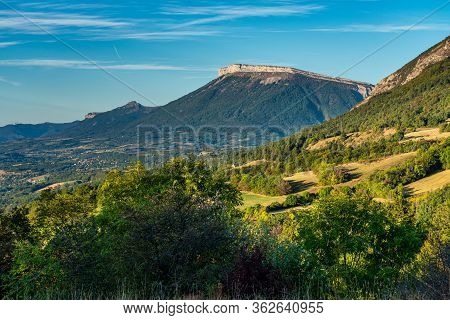 Landscape View At Saint Baudille Et Pipet, Local Authorities Association Of Trieves In Vercors, Fren