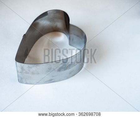 Heart Shape For Baking Cookies And Forming Stainless Steel Salads
