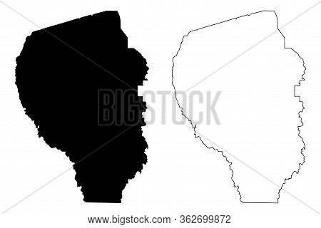 Fayette County, Georgia (u.s. County, United States Of America,usa, U.s., Us) Map Vector Illustratio