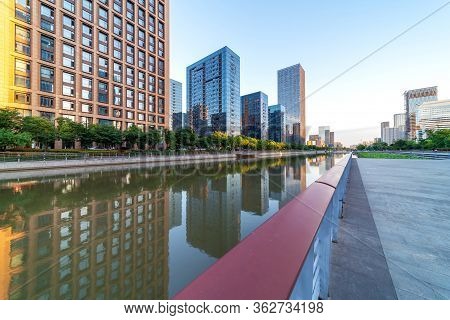 Located In The Financial District Of Xincheng In The East, Ningbo, China.