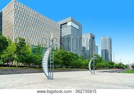 Located In The Financial District Of Xincheng In The East, Ningbo, China.