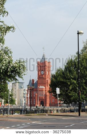 L'edificio di Pierhead, Cardiff Bay
