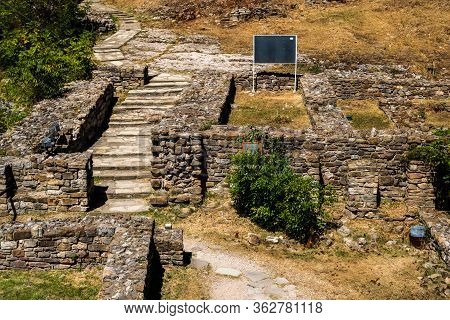 The Famous Sightseeing Tsarevets Fortress, Veliko Tarnovo, Bulgaria.