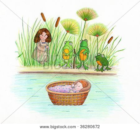 Moïse et les grenouilles