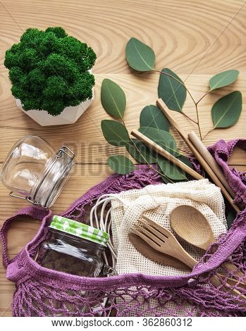 Mesh Bag, Cotton Bags And Glass Jars