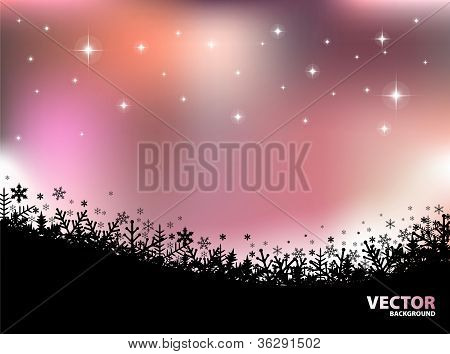 vinter abstrakt baggrund
