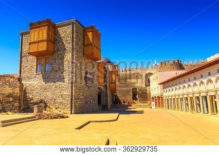 Akhaltsikhe, Georgia - April 27, 2017: View Of The Famous Rabat Or Rabati Fortress
