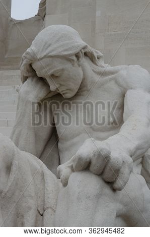 Vimy Ridge, Arras, France: Nov 19, 2012: The Canadian National Memorial Of Vimy Ridge Commemorates O