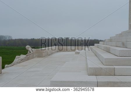 Vimy Ridge, Arras, France: Nov 19, 2012: The Canadian National Memorial Of Vimy Ridge Commemorates O