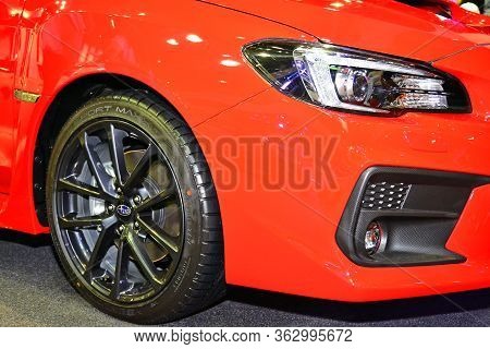 Pasay, Ph - April 7 - Subaru Wrx Wheel At Manila International Auto Show On April 7, 2018 In Pasay, 