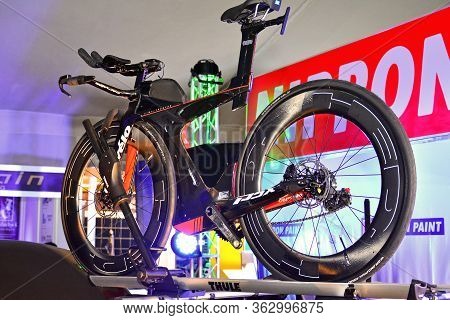 Pasay, Ph - April 7 - Hed Bicycle At Manila International Auto Show On April 7, 2018 In Pasay, Phili