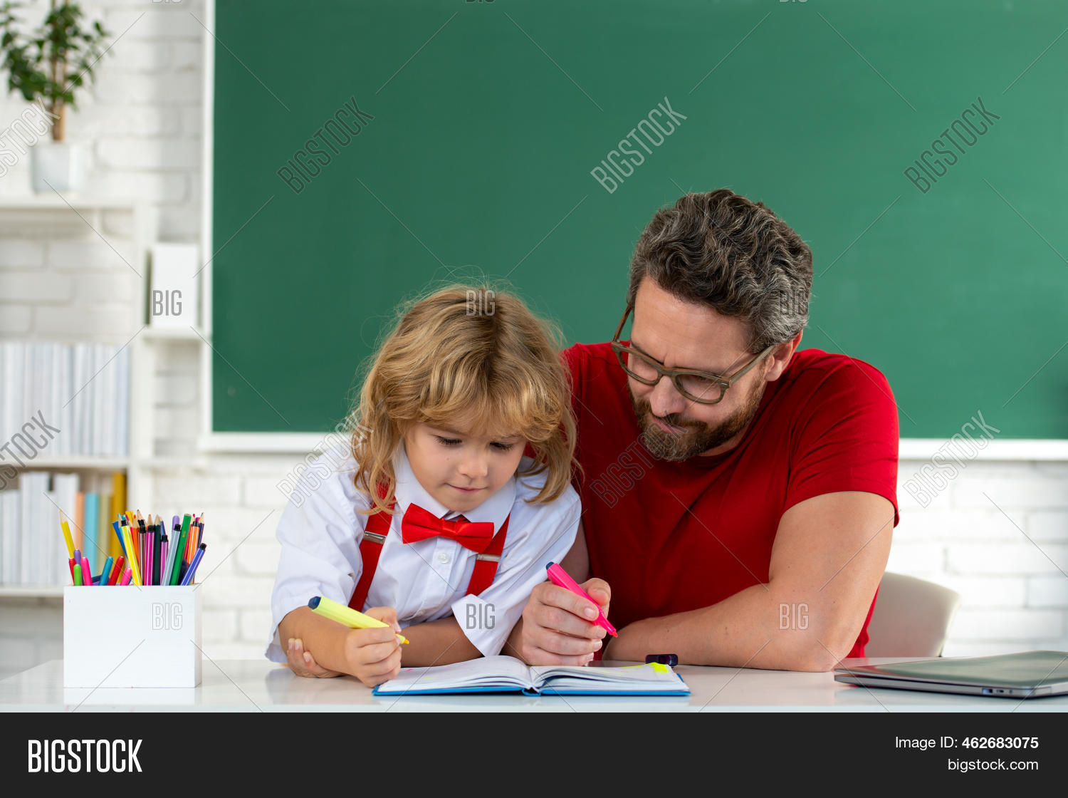 Boy Learning Lesson Kid Boy Learning Image & Photo (Free Trial) | Bigstock