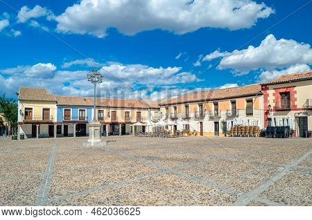 Main Square In The Town Of Navalcarnero, Community Of Madrid, Spain