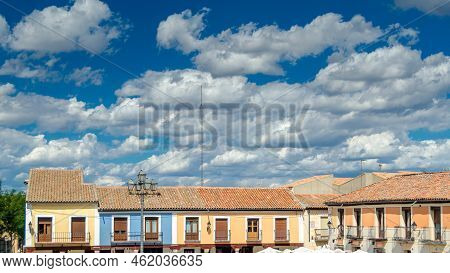 Main Square In The Town Of Navalcarnero, Community Of Madrid, Spain