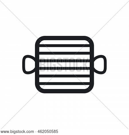Grill Icon Template Black Color Editable. Grill Icon Symbol Flat Vector Illustration For Graphic And