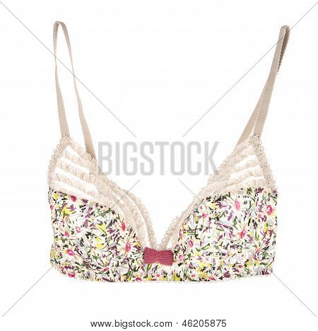 핑크 나비 레이스 꽃 흰색 Lacework 귀여운 브라