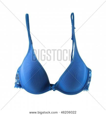 라이트 블루 귀여운 섬세 한 Lacework 브래지어