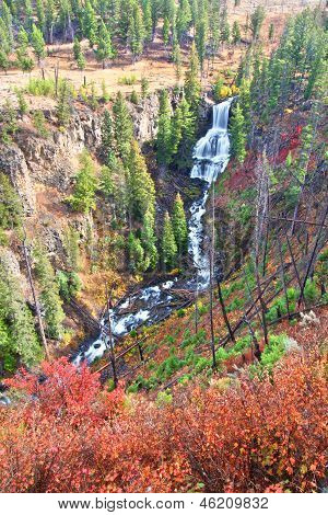 Undine Falls Yellowstone National Park